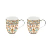 Easy Life Ensemble de deux tasses MEDITERRANEO ORANGE