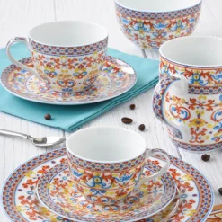 Easy Life Ensemble de deux tasses MEDITERRANEO ORANGE