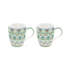 Easy Life Ensemble de deux tasses MEDITERRANEO BLUE