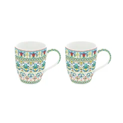 Easy Life Ensemble de deux tasses MEDITERRANEO BLUE