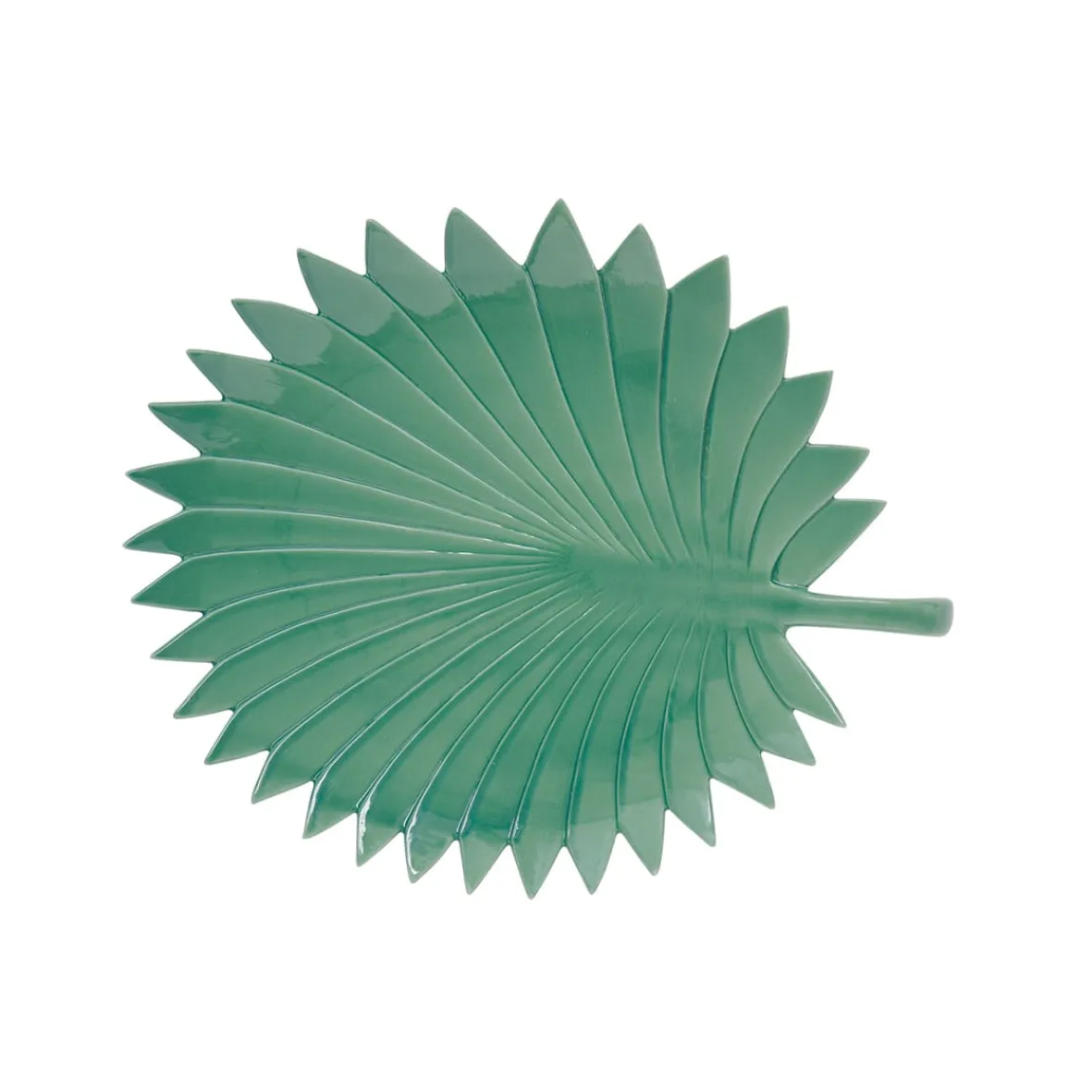 Easy Life Feuille en porcelaine en forme de ginko, 35×29 cm LEAVES LIGHT Gre Best