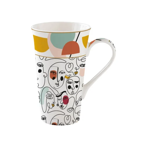 Easy Life Mug en porcelaine de 600 ml MODERNISM Outlet