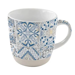 Easy Life Mug en porcelaine de 350 ml Casa Decor BLUE Hot