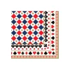 Easy Life Paquet de 20 serviettes en papier 33×33 CASINO ROYALE Discount