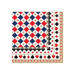 Easy Life Paquet de 20 serviettes en papier 33×33 CASINO ROYALE Discount