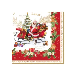 Easy Life Paquet de 20 serviettes en papier 33×33 cm CHRISTMAS MEMORIES Outlet