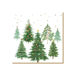 Easy Life Paquet de 20 serviettes FESTIVE TREES New