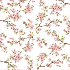 Easy Life Paquet de 20 serviettes SAKURA> Nature|Services De Table En Porcelaine​