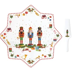 Easy Life Plat à gâteau avec spatule Vintage NUTCRACKER Online