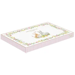 Easy Life Plat de service 35 x 23,5 cm HAPPY EASTER> Services De Table En Porcelaine​|Happy Easter