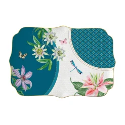 Easy Life Plat de service 36 x 25 cm VOYAGE TROPICAL> Nature|Services De Table En Porcelaine​