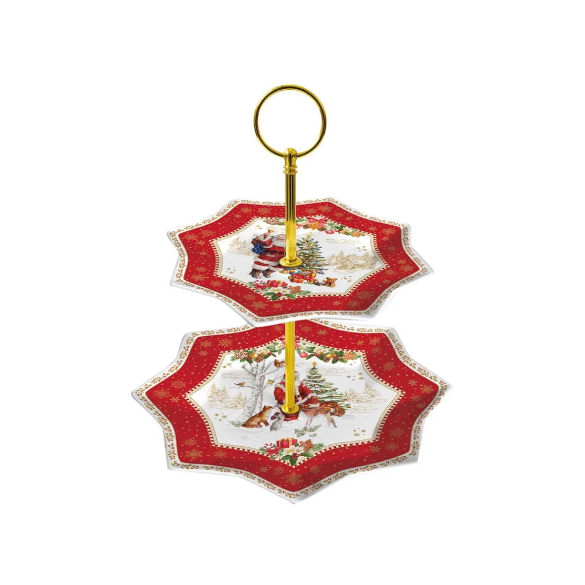 Easy Life Plateau à deux étages CHRISTMAS MEMORIES New