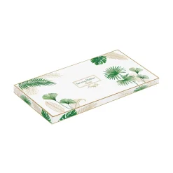 Easy Life Plateau de service rectangulaire, dimensions 36×16 cm EXOTIQUE> Ethnique|Services De Table En Porcelaine​