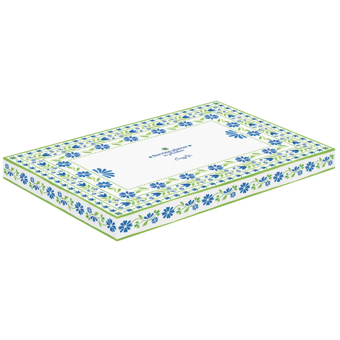 Easy Life Service de plateau 35 x 23,5 cm FLOWERS GARDEN New