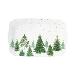 Easy Life Service de plateau FESTIVE TREES> Services De Table En Porcelaine​|Festive Trees