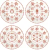 Easy Life Set de 4 assiettes à dessert EXOTIC VIBES