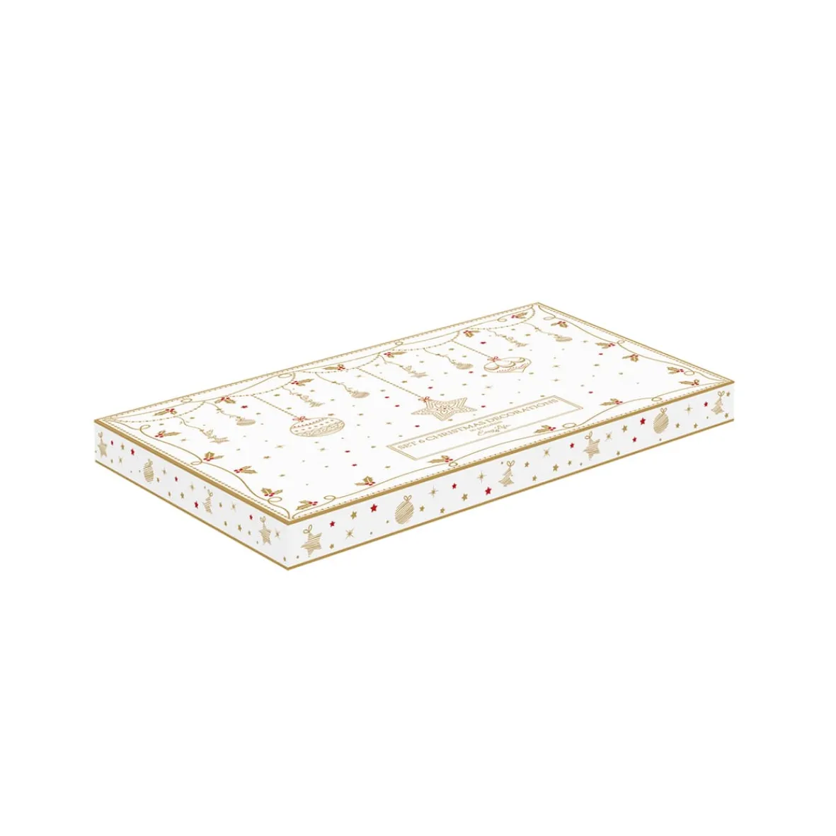 Easy Life Set de 6 décorations en porcelaine pour sapin de Noël CHRISTMAS LIGHTs Sale