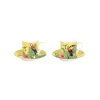 Easy Life Set de 2 tasses à café et soucoupe EXOTIC PARADISE New