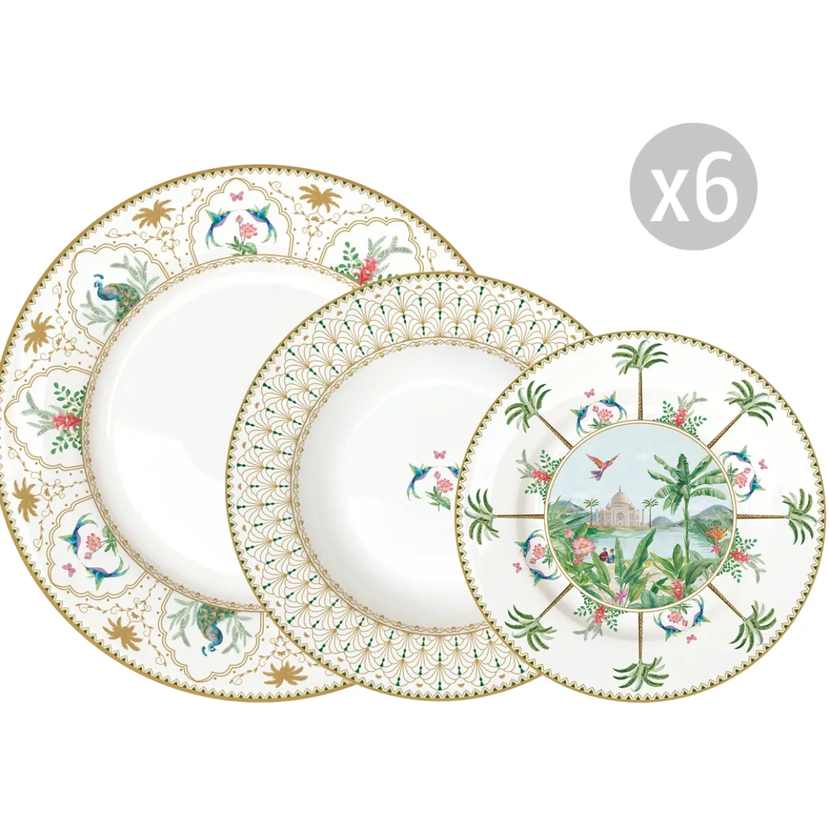 Easy Life Set de vaisselle 18 pièces PARADIS SAUVAGE Sale