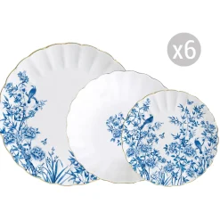 Easy Life Set de vaisselle 18 pièces PARADISE GARDEN> Nature|Services De Table En Porcelaine​