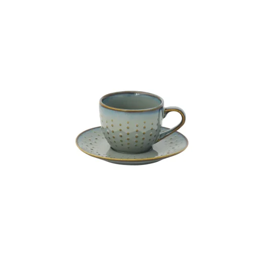 Easy Life Tasse à café avec soucoupe DROPS Hot
