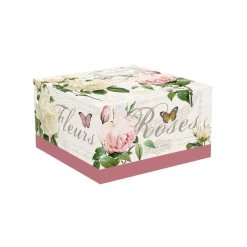 Easy Life Tasse à petit-déjeuner avec assiette JARDIN BOTANIQUE> Romantique|Petit Dejeuner