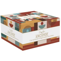 Easy Life Tasse à petit-déjeuner avec soucoupe 400 ml ILLUSION Hot