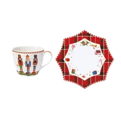 Easy Life Tasse avec soucoupe Vintage NUTCRACKER