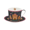 Easy Life Tasse de petit déjeuner avec soucoupe GINGERBREAD Sale