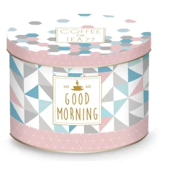 Easy Life Tasse en porcelaine dans une boîte en métal A CUP Of COFFEE Solves Everything New