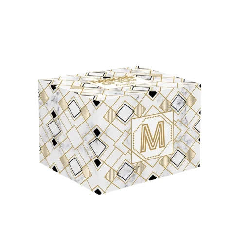 Easy Life Tasse en porcelaine de 350 ml MONOGRAM M