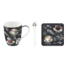 Easy Life Tasse et cuillère avecdessous de verre BARISTA Online
