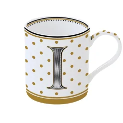 Easy Life Tasse individuelle 350 ml en porcelaine dans une boîte a Letter For You «I» New
