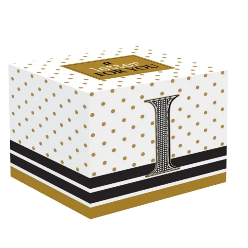 Easy Life Tasse individuelle 350 ml en porcelaine dans une boîte a Letter For You «I» New