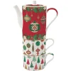 Easy Life Théière avec 2 tasses JINGLE BELLS Discount