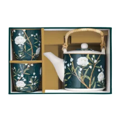 Easy Life Théière avec infuseur et 2 tasses ROYAL PEONIES New