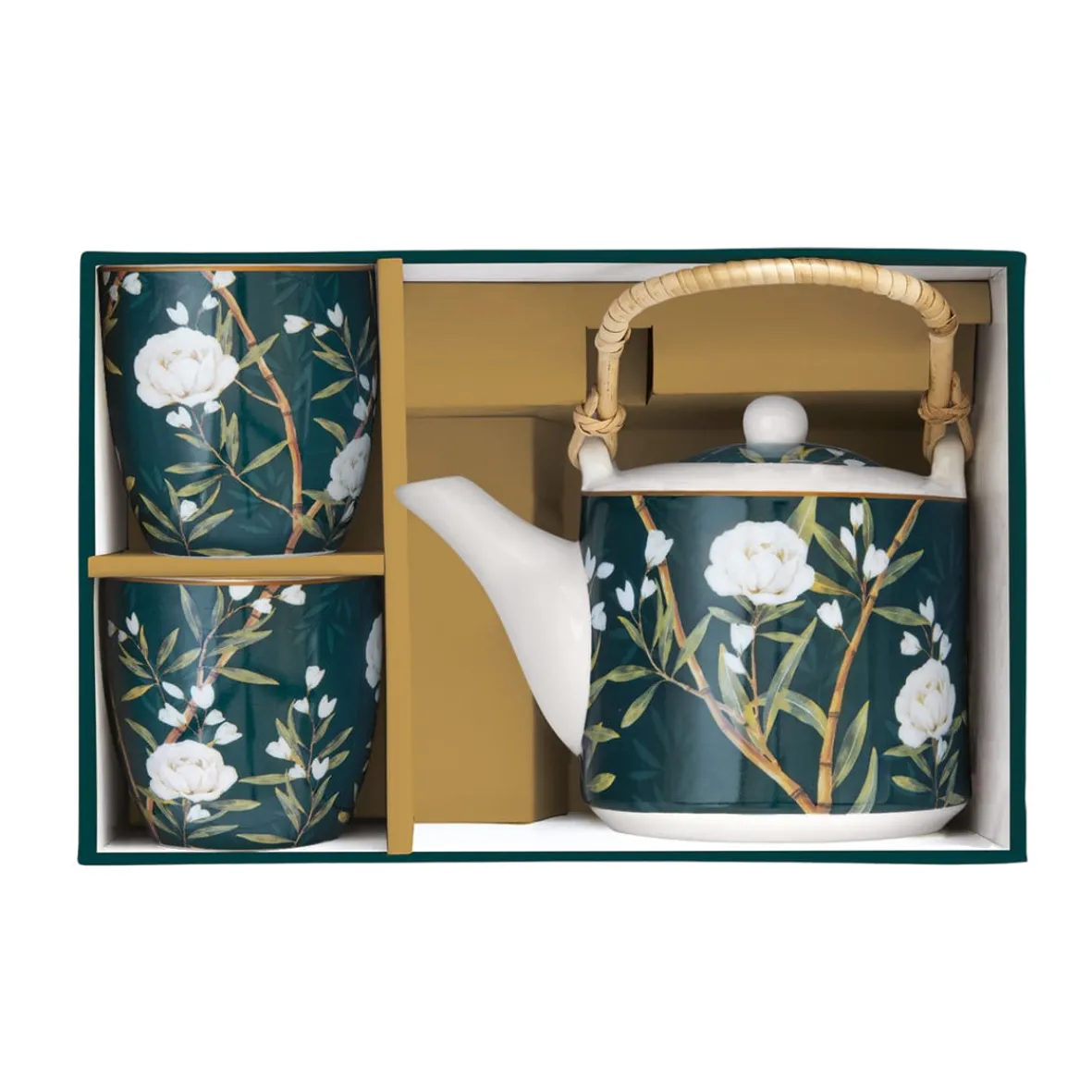 Easy Life Théière avec infuseur et 2 tasses ROYAL PEONIES New