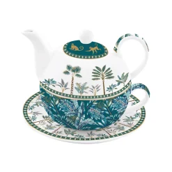 Easy Life Théière «tea for One» 350 ml en porcelaine Atmosphere JUNGLE New